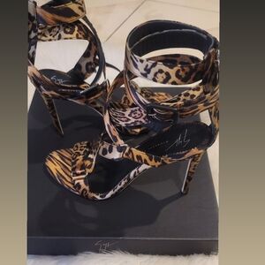 Giuseppe Zanotti Animal Print Heels